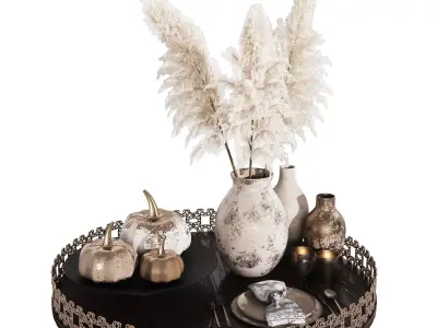 Table setting 02 3D model