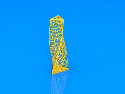 Voronoi vase 3D print model