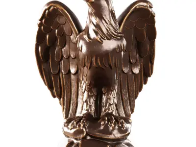 Eagle figurine 3D model