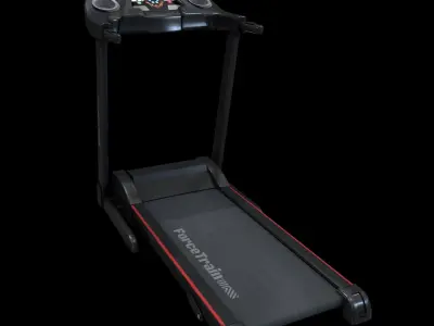 ForceTrain Treadmill Low-poly 3D model