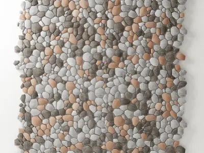 Panel Ngon splinter 3D model