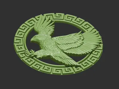 flying eagle 3D print model
