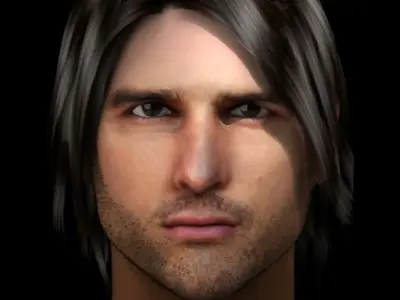 Tom Cruise 2 0 STD MAT 3D model