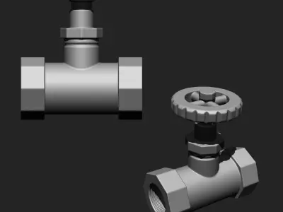 Plumbing Parts IMM Brush Pack 10 in One Vol 4 3D model