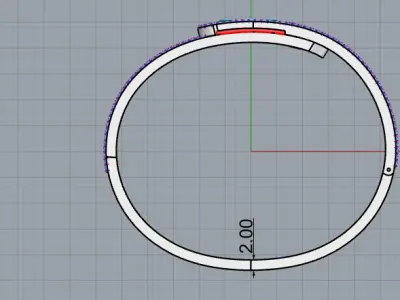 messika bracelet 3D print model