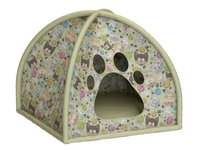 Bed-tent for animals 3D model