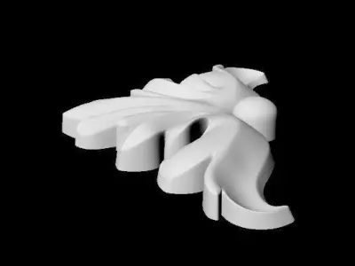 Central decor ornament for furniture 3D model get