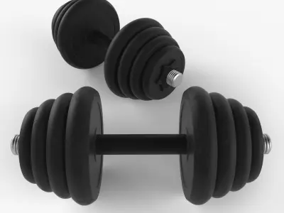 Dumbbell 3D model