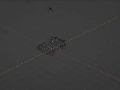 Game ready low poly car Low-poly 3D model