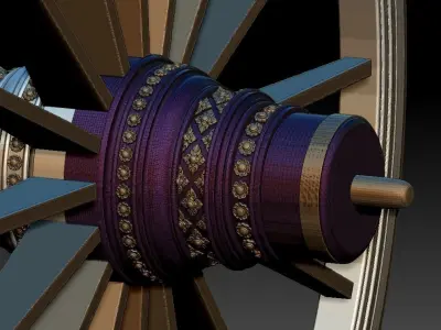 OX Cart Khmer 3D print model