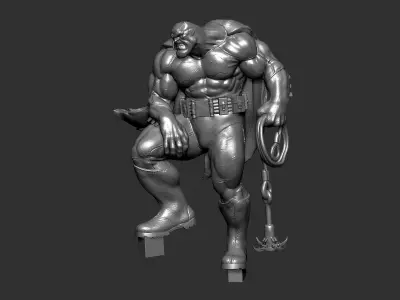 batman kill monster  3D print model