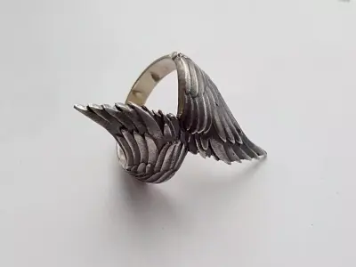 Wings ring Free 3D print model