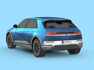 Hyundai IONIQ 5 Low-poly 3D model