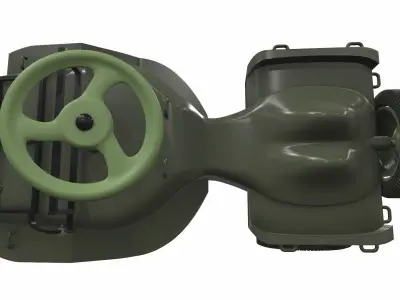 Bobbycar 2 toy jeep 3D model