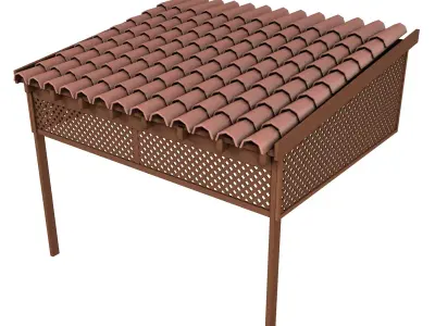 Balcony Roof 3D model