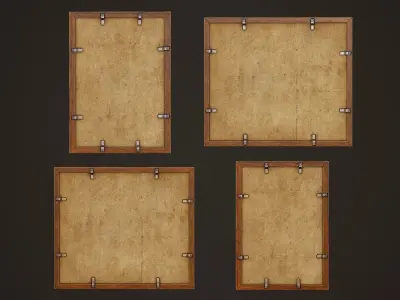 Medical Pictures - PBR Game Ready Low-poly 3D model