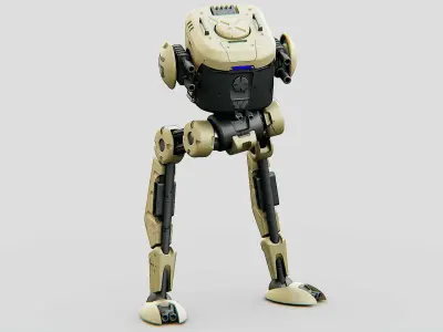 M-200 WALKER Rigged for Unreal Engine - Unity - MIXAMO  3D model