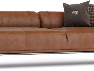 Gianfranco Ferre Phoenix sofa 3D model