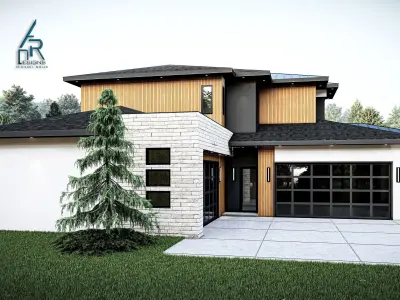 Modern House - Stl - Dae file - 3d model Only 3D print model