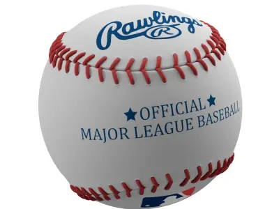 Baseball official mlb 3D model