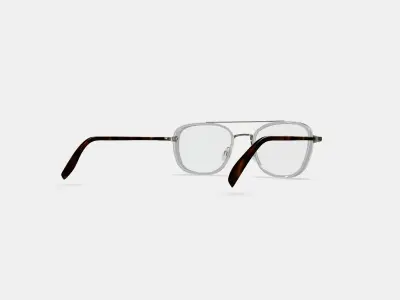 Earle Eyeglasses in Crystal with Riesling 3D model