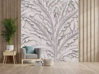 decor set wall panel wall relief mural CNC 34 3D model