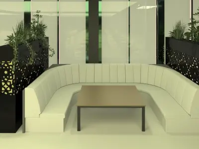 Sofa set  3D model
