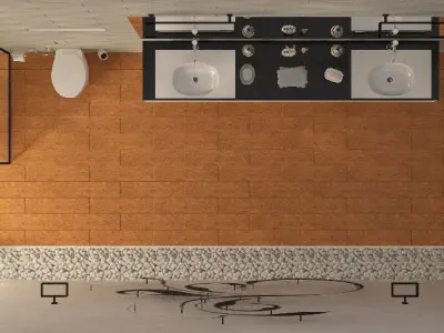 Modern Bathroom 3D model