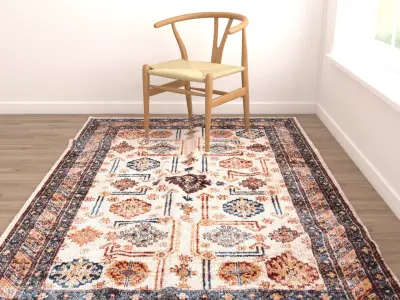 Rugs No 383 Low-poly 3D model