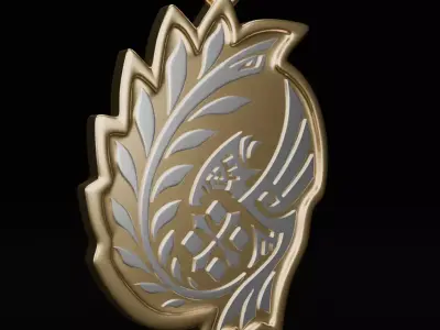 Four Swords Guild Emblem pendant 3D model for 3D printing 3D print model