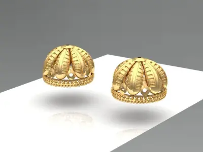 jhumka earrings  3D print model