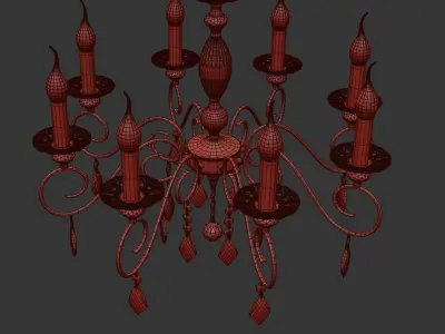 Chandelier Fortezza E 1 1 8 G 3D model