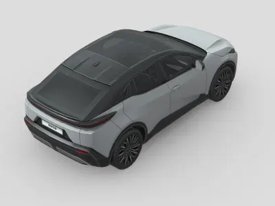 Toyota C-HR 2025 Low-poly 3D model