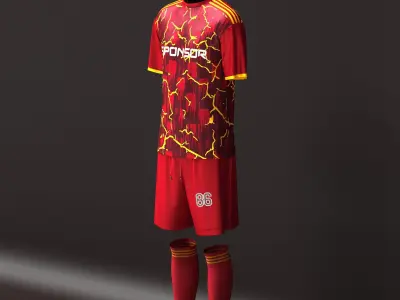 Soccer Dress 3d Model 3D model