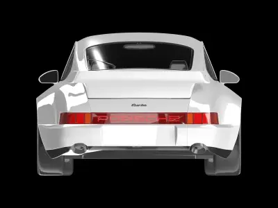 Porsche 911 Turbo  964 3D model