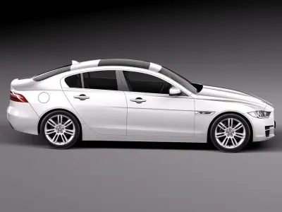 Jaguar XE 2016 3D model