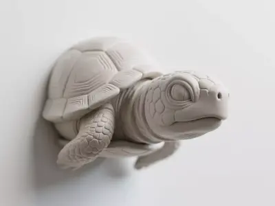 turtle 3D print model
