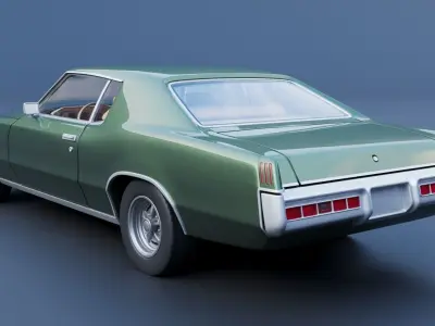 Pontiac Grand Prix 1969  3D print model