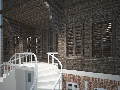 3D ARCHITECTURAL PAVILION DESIGN Free low-poly 3D model