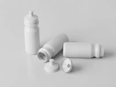 Sports Water Bottle Low-poly 3D model