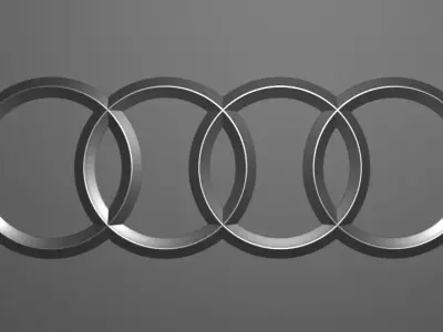 Audi Logo 3D model