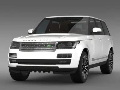 Range Rover Autobiography LWB L405 2014 3D model