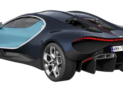 Bugatti Tourbillon 3D model