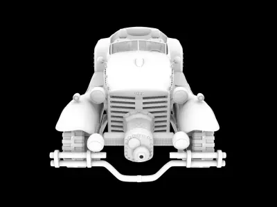 JEEP 3D GAME ASSET MODEL 3D model