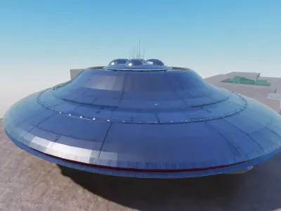 Ship1 ufo spaceship Free 3D model