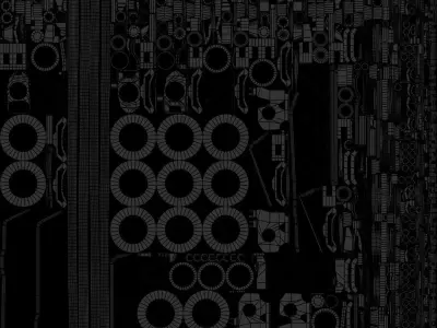 suspension system Low-poly 3D model