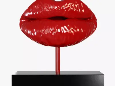 Figurine Lips 3D model