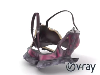 Elegant Lace Lingerie Set model pack Low-poly 3D model