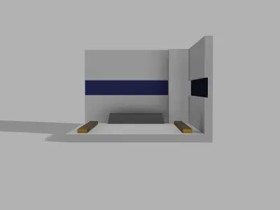 3D PRINTABLE 1to64 HOTWHEELS GARAGE 3D print model