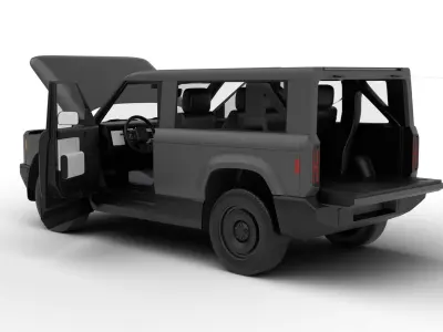 Slate Truck SUV 2027 HQ 3d model 3D model